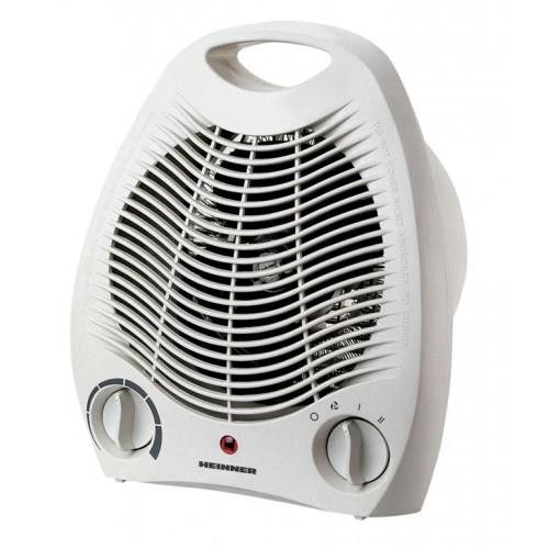 Aeroterma Heinner HFH-L2000WH, 2 trepte putere, termostat, 2000 W, alb
