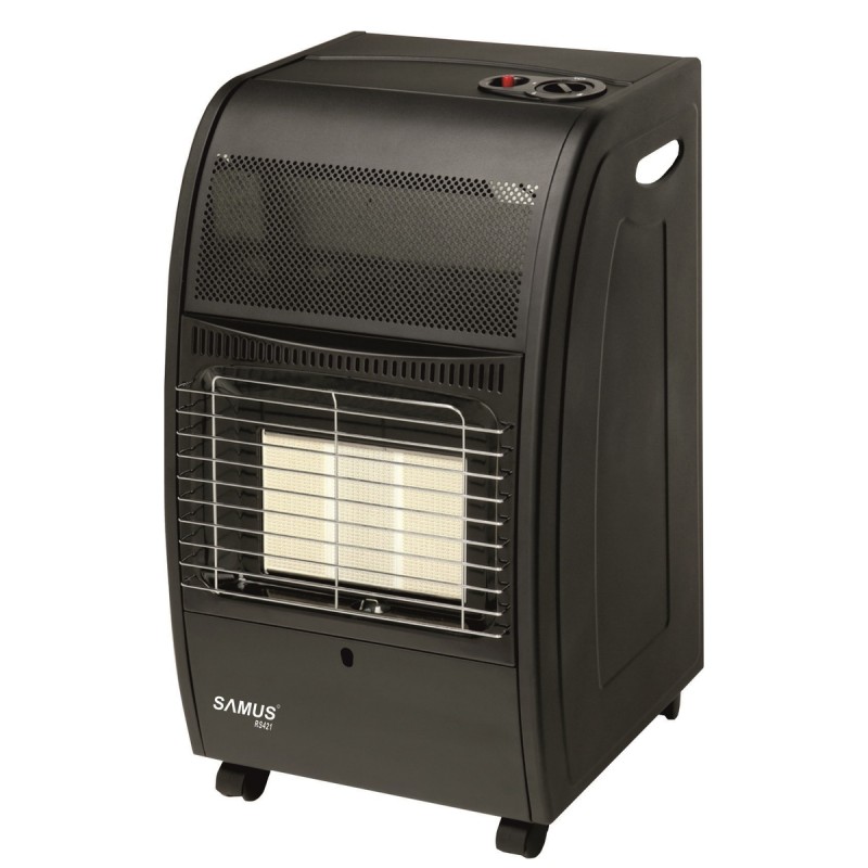 Soba Samus RS421,  4200W, GPL, protectie la supraîncălzire, Negru