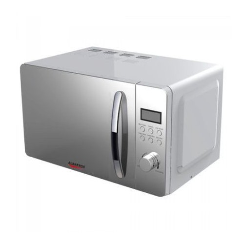 Cuptor cu microunde Albatros MWA-20D3S, 20 litri, 700 W, Argintiu
