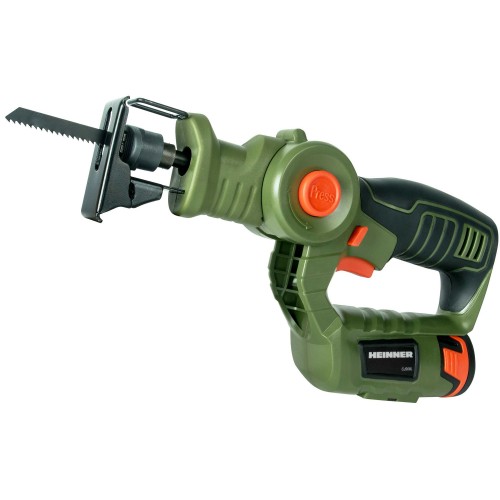 Fierastrau multifunctional Heinner cu acumulator, 12 V Li-ion 1300mAh, 2500 RPM