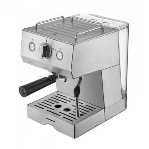 Espressor Heinner HEM-1140SS, 20 bar, 1140 W, 1.5 L, filtru dublu din inox, plita calda, Inox