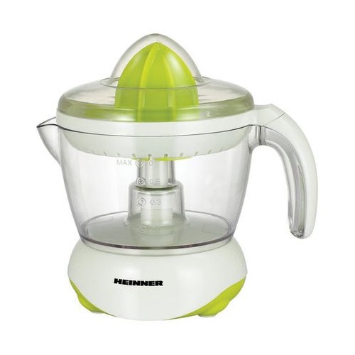 Storcator de citrice Heinner Citrus C250X, 25 W, 0.7 l, 1 Viteza, Doua conuri, Alb/Verde