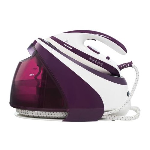 Statie de calcat Heinner HIS-D3007IX, 3000 W, 7 bar, 1.8 L, talpa ceramica, oprire automata, Violet