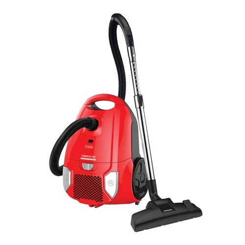 Aspirator cu sac Heinner HVC-MRD1400, 700 W, sac textil, 3 L, putere variabila, HEPA 12, tub telescopic metalic, Negru