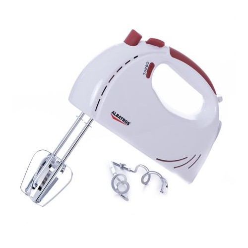 Mixer Albatros MXA200, 200 W, 5 viteze + Turbo, Alb