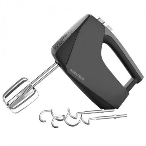 Mixer Albatros MXA550B, 550 W, 5 viteze, functie Turbo, Negru