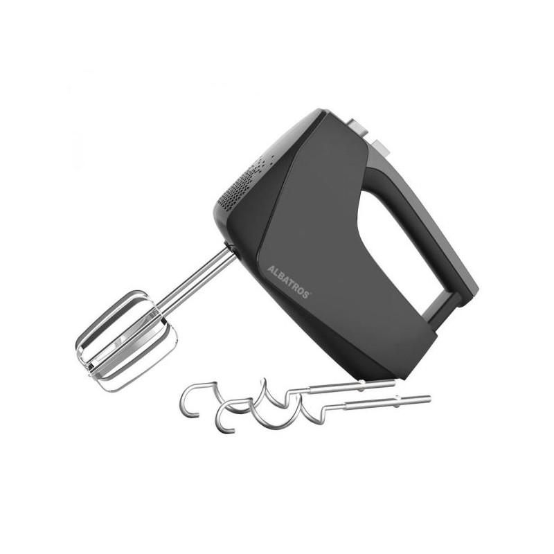 Mixer Albatros MXA550B, 550 W, 5 viteze, functie Turbo, Negru