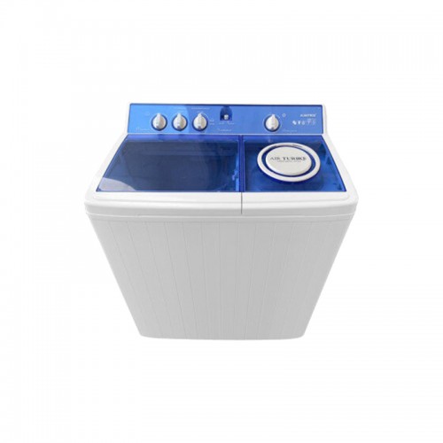 Masina de spalat rufe cu storcator semiautomata Albatros WMS 12.3, 100 litri, 12 kg, alb cu albastru