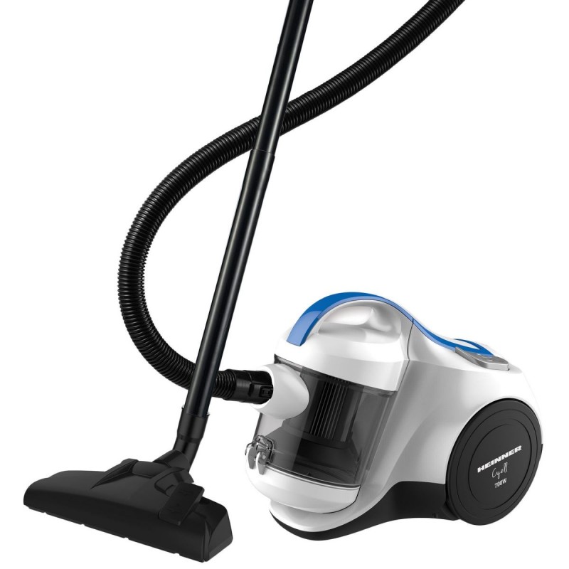 Aspirator fara sac Heinner HVC-MC700WB, 700 W, 2 L, Hepa 10, Albastru/Alb (   HVC-MC700WB )