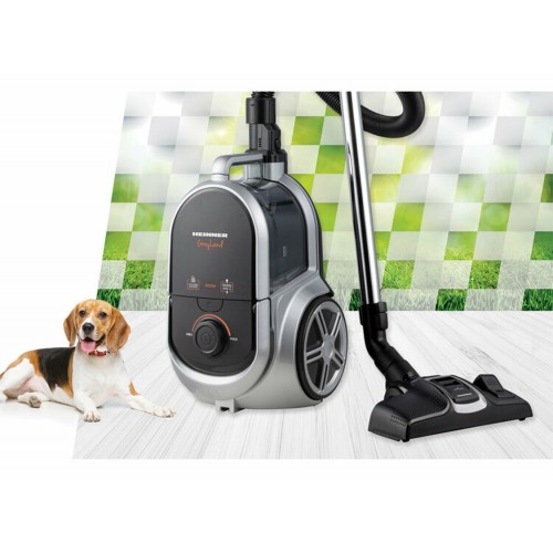 Aspirator fara sac Heinner HVC-M800GREY, 800W, 2.5L, Sistem ciclonic, HEPA 12, Gri (   HVC-M800GREY )