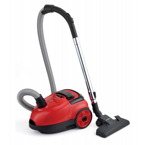 Aspirator cu sac Heinner HVC-VB750RD, 750W, 1.6L, Perie ECO pentru podele ( HVC-VB750RD)