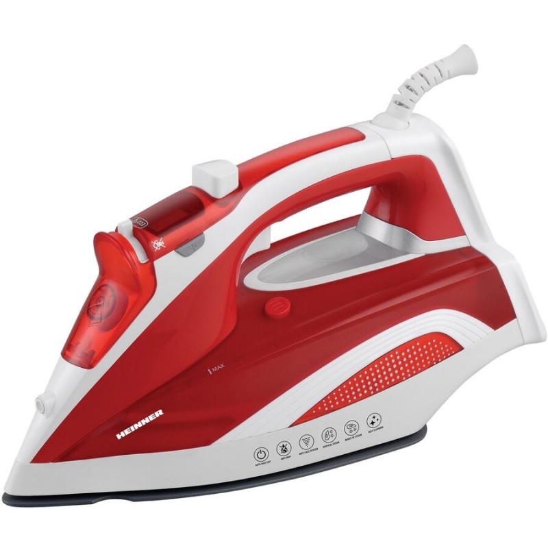 Fier de calcat Heinner HSI-2400RD, 2400W, 0,38 L, Talpa ceramica ( HSI-2400RD )