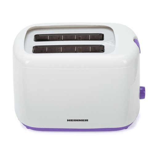Prajitor de paine Heinner Ultraviolet TP-750UV, 750 W, 6 setari rumenire, Alb/Violet ( TP-750UV )