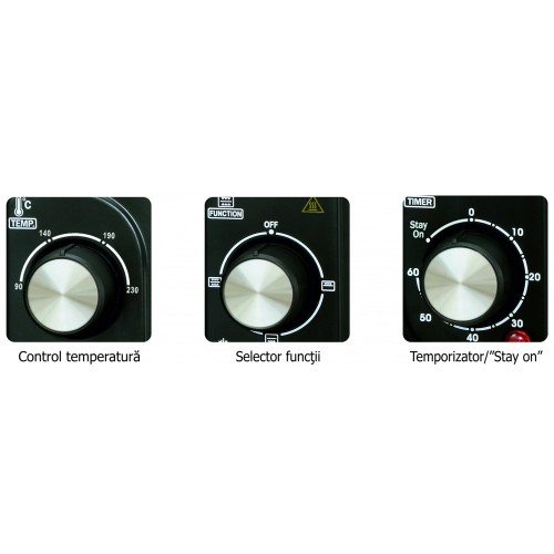 Cuptor electric Albatros A23B2, 23 litri, Negru