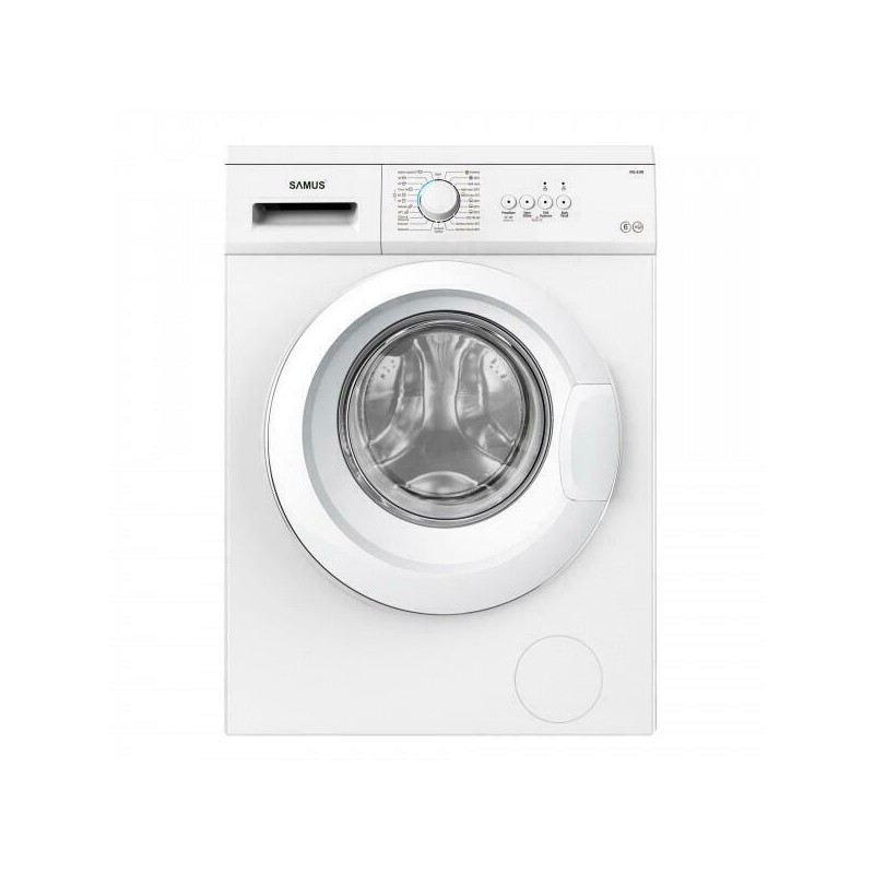 Masina de spalat rufe Samus WSL-6100, 6 kg, 1000 RPM, Clasa E (Alb) (WSL-6100)