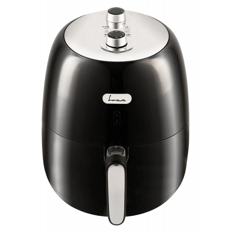 Friteuza cu aer cald Fram FAF-1500BK, 1500 W, 3.2 L, Temporizator, Termostat reglabil, ( FAF-1500BK, )