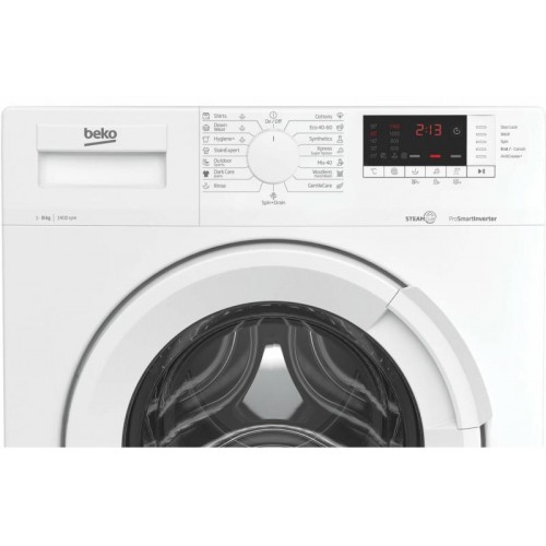 Masina de spalat rufe Beko WUE8726XST, 8 kg, 1400 RPM, HomeWhiz, Bluetooth Remote ControlAlb ( WUE8726XST )