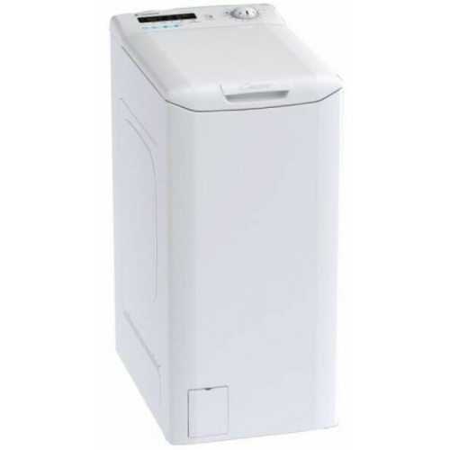 Masina de spalat rufe Candy Smart cu incarcare verticala, 8 Kg, 16 Programe, Clasa D, Alb ( CSTG282D2/1-S )